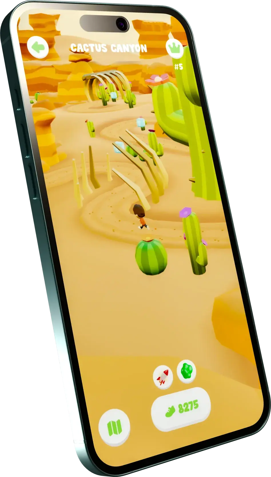 Een race in de Lawa-app